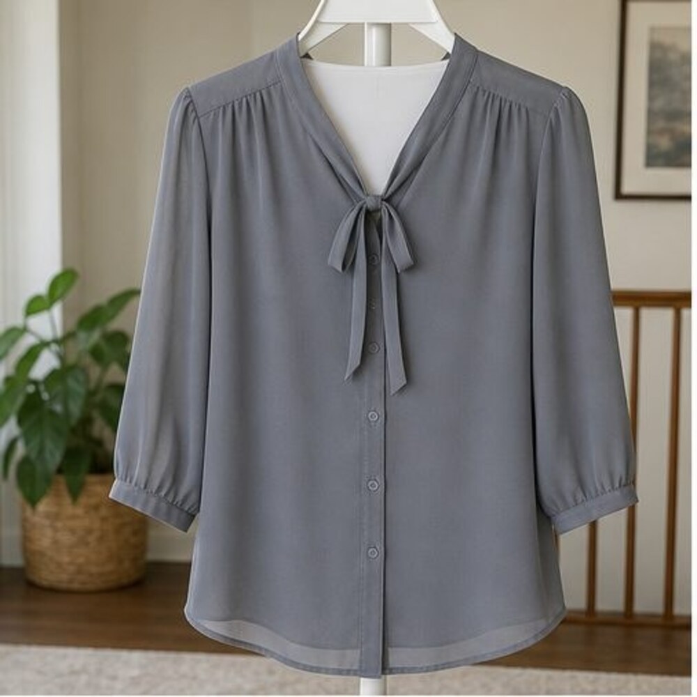 Gray Cami Blouse